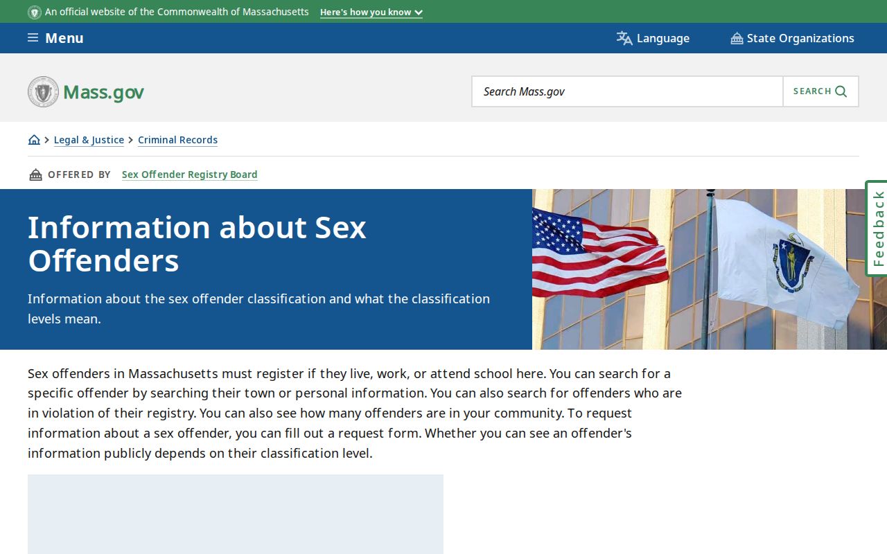 Essex County residents directory Massachusetts sex offender public information route